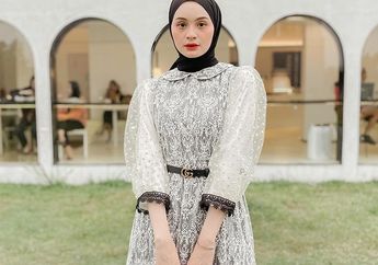Elegan! 5 Model Dress Lebaran Anggun ala Selebgram Sabrina Sosiawan