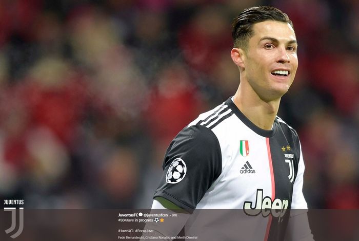 Cristiano Ronaldo saat masih membela Juventus.