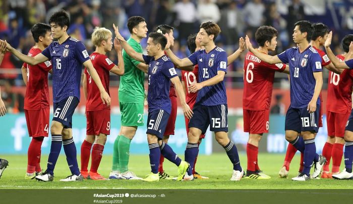 Timnas Jeoang menyisihkan Vietnam di babak perempat final Piala Asia 2019.