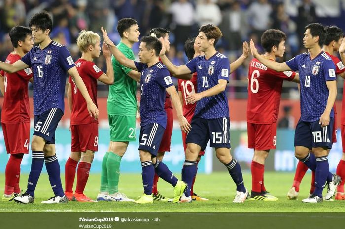 Timnas Jeoang menyisihkan Vietnam di babak perempat final Piala Asia 2019.