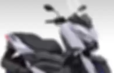 Yamaha XMAX warna baru, matte grey