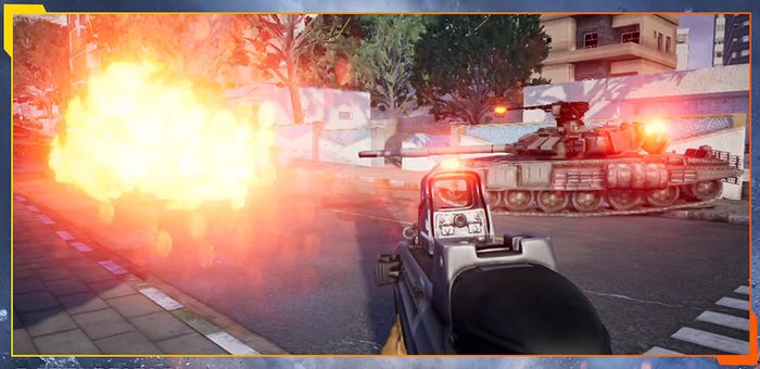 salah satu screenshot gameplay dari Battlefield Mobile.