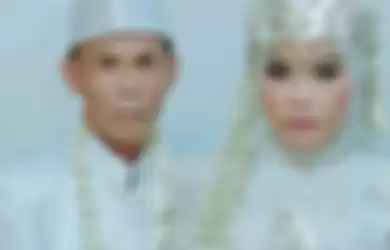 Foto pernikahan Abah Sarna dan Noni