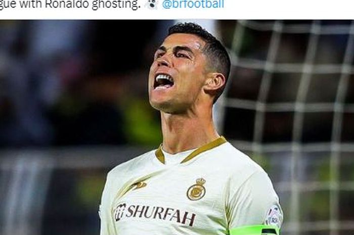 Reaksi Cristiano Ronaldo usai Al Nassr menelan kekalahan dari Al Ittihad.