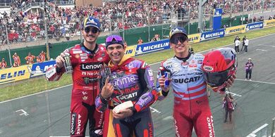 MotoGP Prancis 2024 - Diasapi Martin dan Marc Marquez Sekaligus, Francesco Bagnaia Akui Kalah Kuat