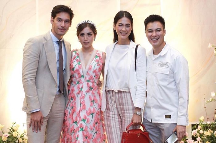 Baim Wong dan Paula hadiri pertunangan Jedar dan Richo Hadiri Pertunangan Mewah Jedar, Cara Makan Baim Wong Kena Teguran Keras Sang Istri