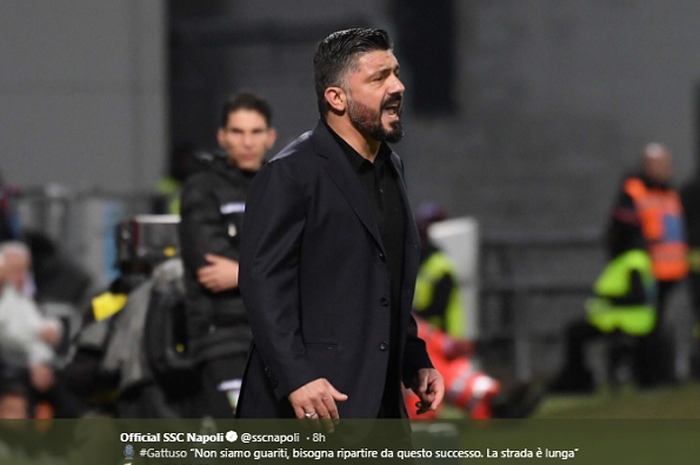 Pelatih anyar Napoli, Gennaro Gattuso