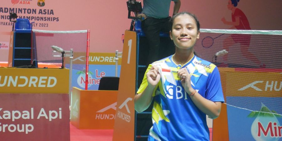 Hasil Kejuaraan Asia Junior 2023 - Bikin Tunggal Putri China Terkecoh Bertubi-tubi, Mutiara Tembus Final