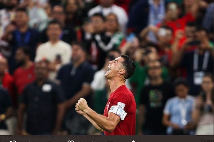 Catatan penampilan Cristiano Ronaldo di Piala Dunia 2022. 