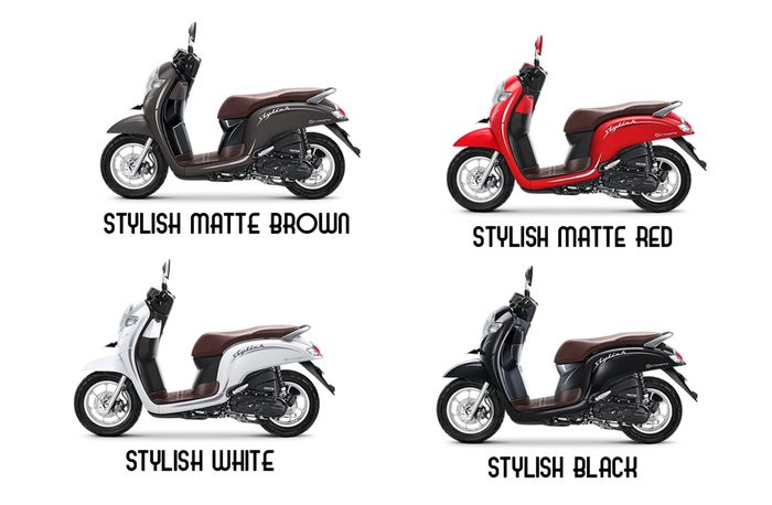 7 Warna Honda Scoopy 2019 Makin Imut Dengan Grafis Baru 