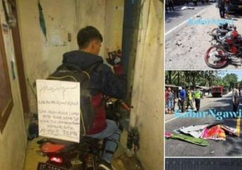 Kisah Memilukan Pemudik yang Tewas Kecelakaan saat Jarak Rumah Tinggal Sejengkal, Sempat Tulis Pesan Haru di Belakang Motor hingga Curhatan Pilu sang Kekasih