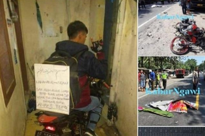 Seperti satu pemuda ini yang mengalami kecelakaan dan meninggal dunia saat mudik, padahal jarak ke kampung halamannya tinggal sedikit lagi.
