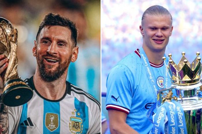 Pemenang Ballon d'Or 2023 dikabarkan baru saja bocor. Lionel Messi dipastikan akan mencetak sejarah lagi sementara Erling Haaland menangis.