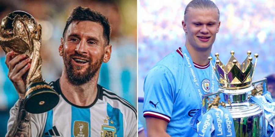 Pemenang Ballon d'Or 2023 Bocor, Lionel Messi Cetak Sejarah Lagi, Erling Haaland Nangis