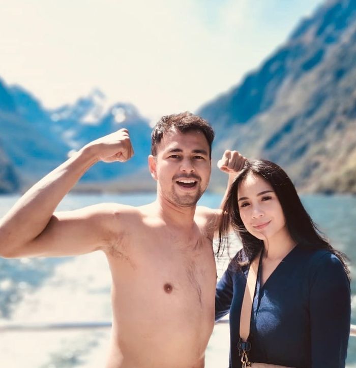 Wajah cantik Nagita Slavina di New Zealand