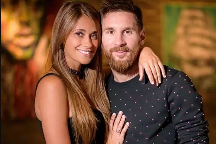Lionel Messi dan Antonella Rocuzzo