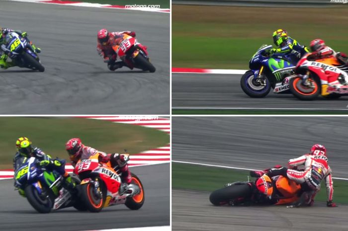 Sepang Clash di MotoGP Malaysia 2015 antara Valentino Rossi dan Marc Marquez