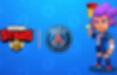 Tampilan skin kolaborasi spesial Brawl Stars dengan PSG.