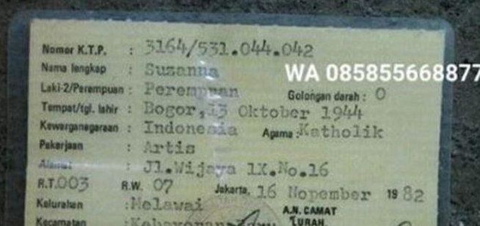 KTP Suzanna