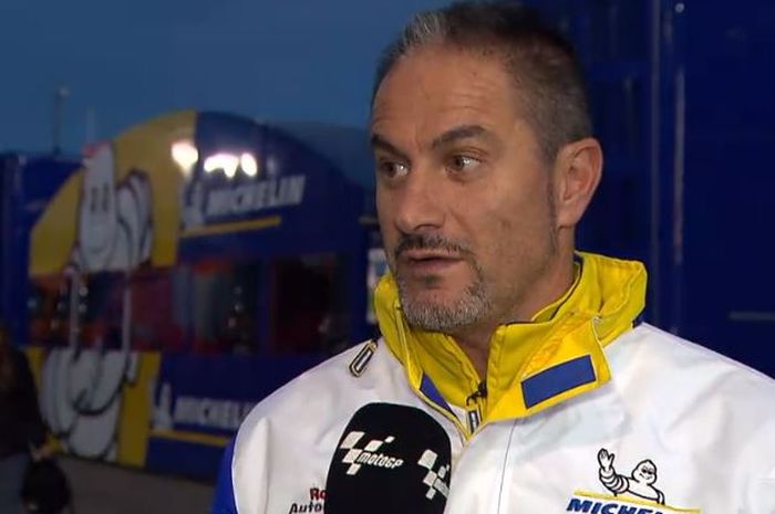 Manager Two Wheel Michelin Motorsport, Piero Taramasso, saat diwawancara situs resmi MotoGP.