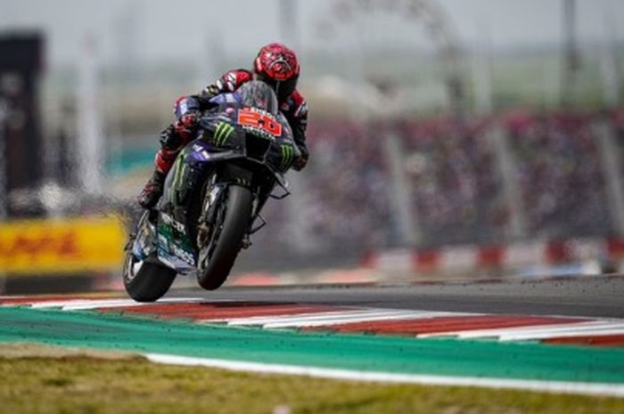 Pembalap Monster Energy Yamaha, Fabio Quartararo 