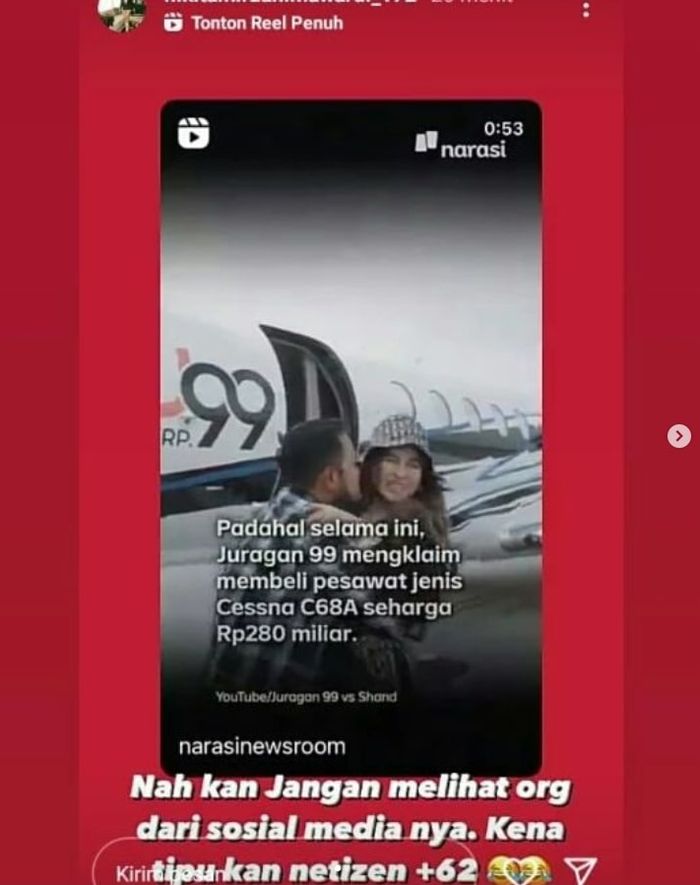 nikita mirzani tak terima raffi ahmad dekat dengan shandy dan juragan99