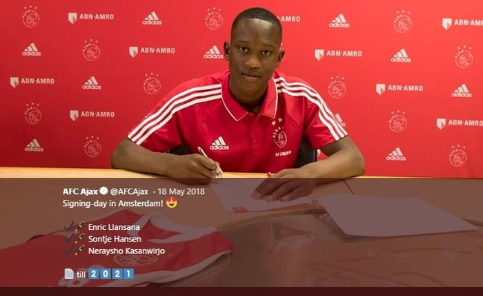 Bek berusia 17 tahun milik Ajax Amsterdam, Neraysho Kasanwirjo