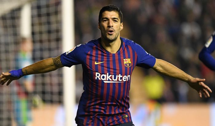 Penyerang Barcelona, Luis Suarez.