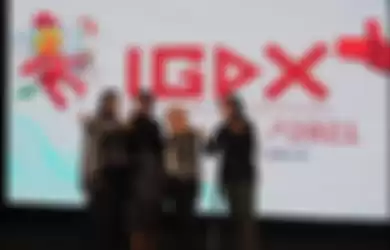 Suasana hari ke-2 IGDX Conference 2021, Minggu (21/11).