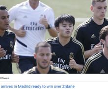 9 Wartawan Jepang Kintil Takefusa Kubo di Latihan Pramusim Real Madrid, Bikin Geleng-geleng Zidane!