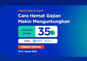 Cara Belanja Paket Data Murah di MyXL, Bayar Pakai OVO Cashback 20%
