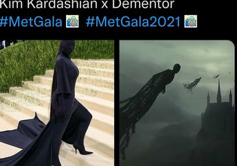 10 Cuitan Kocak Meme Met Gala 2021. Kim Kardashian Paling Ramai!