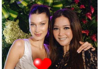 Momen Maia Estianty Makan Malam Bersama Gigi Hadid, Menunya Sederhana Hanya dengan Nasi Bungkus!
