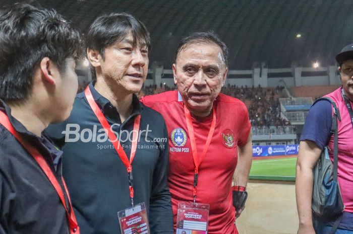 Shin Tae Yong dan Ketum PSSI, Mochamad Iriawan