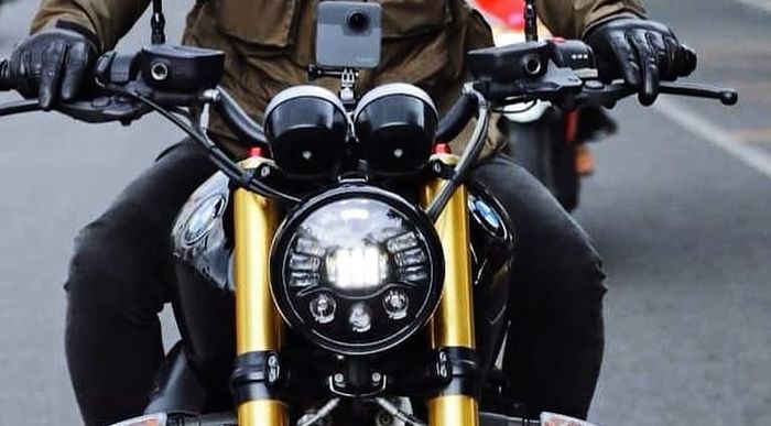 Headlamp LED JW Speaker 8790 juga dipakai di motor Ariel Noah. Harganya Rp 18 Juta,