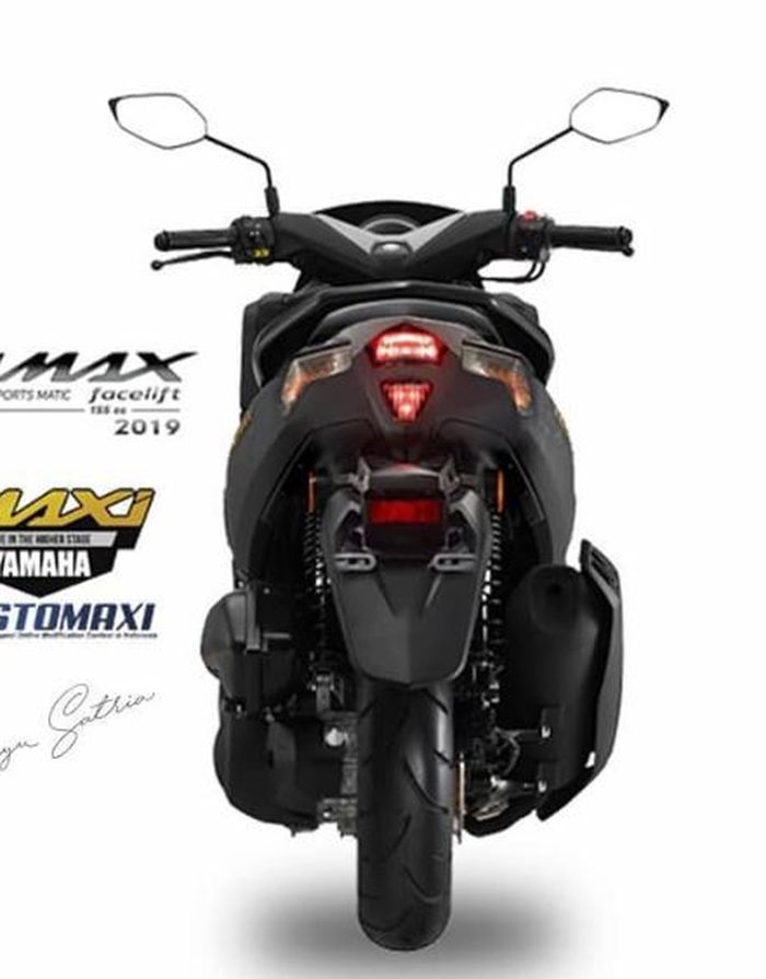 Beredar Penampakan Facelift Yamaha NMAX versi 2022 Ini 