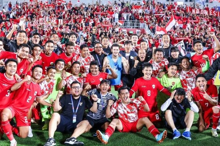 Timnas U-23 Indonesia berhasil lolos dari fase Grup A Piala Asia U-23 2024.