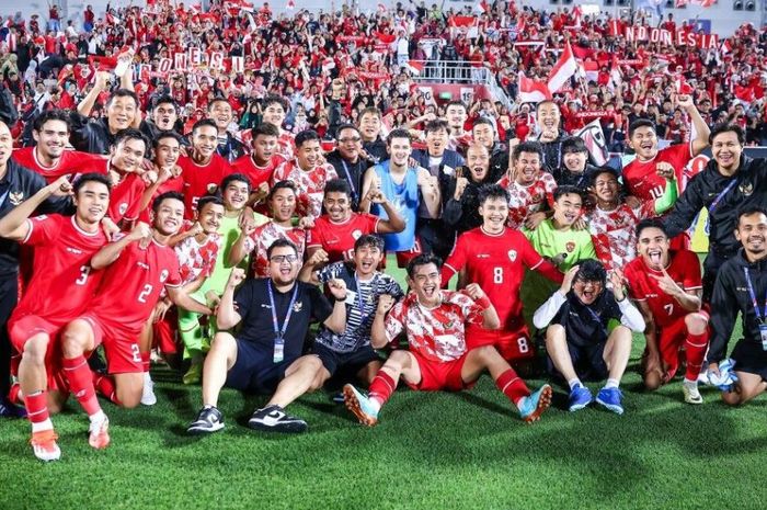 Timnas U-23 Indonesia berhasil lolos dari fase Grup A Piala Asia U-23 2024.