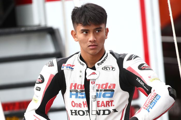 Pembalap Indonesia, Mario Suryo Aji atau Mario Aji singkap targetnya di Moto3 Prancis 2023.
