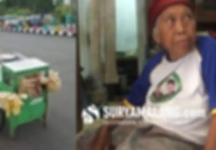 Jualan Gorengan di Gerobak Ditinggal Ibadah, Pencuri Datang Mengambil Uang 45 Ribu, Padahal Untung Mbah Hawati Cuma Rp 200
