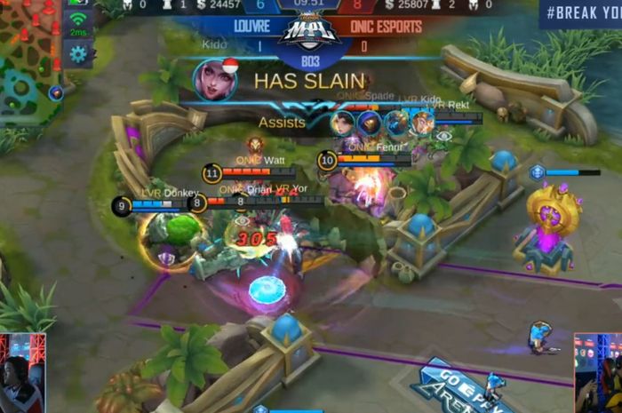 Onic VS Louvre MPL ID Season 2