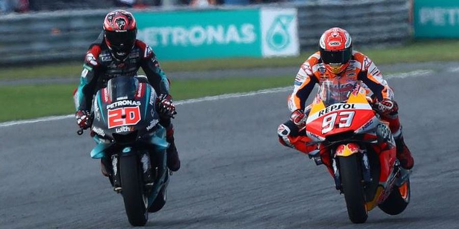 MotoGP Malaysia 2019 - Marquez Jatuh Gara-gara Tiru Quartararo