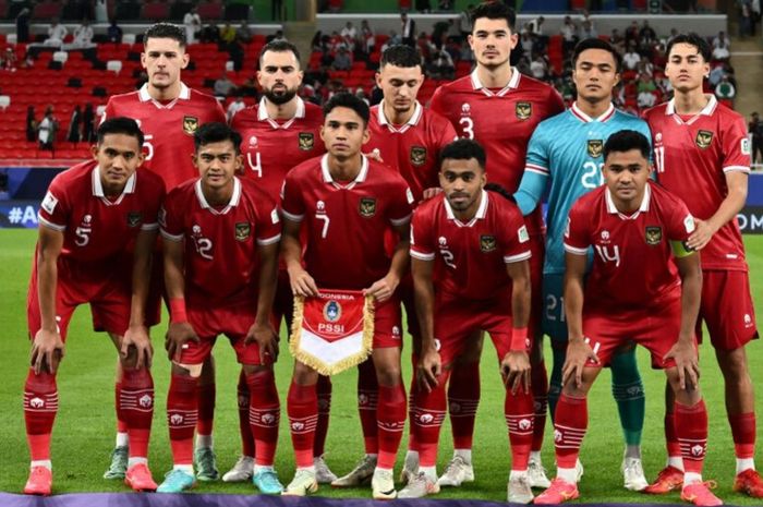 Skuad Timnas Indonesia untuk Piala Asia 2023.