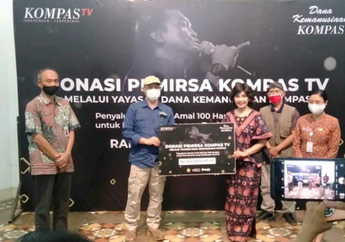 KG Media dan Yayasan Dana Kemanusiaan Kompas Serahkan Donasi Sebesar Rp 264 Juta kepada Para Seniman di Yogyakarta dan Solo Sementara Kompas TV Berhasil Raih Penghargaan dari Youtube