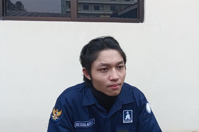 Kiesha Alvaro menjadi saksi di sidang perceraian sang ibu, Okie Agustina, dengan Gunawan Dwi Cahyo di Pengadilan Agama (PA) Bogor, Rabu (27/12/2023).