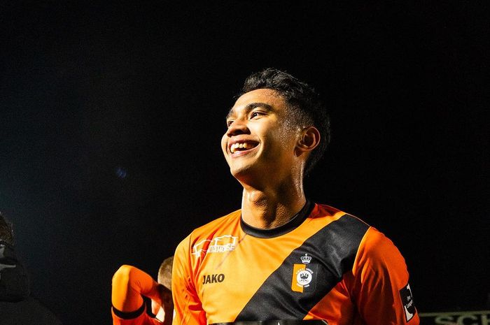 Gelandang timnas Indonesia, Marselino Ferdinan langsung mendapat menit bermain untuk KMSK Deinze saat menang 1-0 atas Club NXT pada Jumat (2/2/2024).