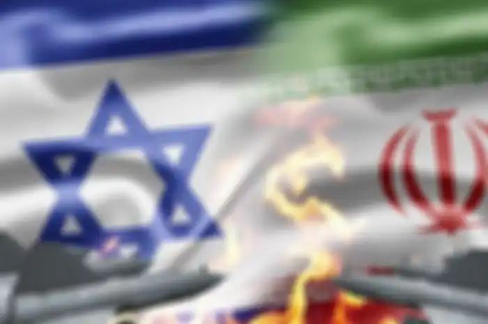 ilustrasi Israel dan Iran.