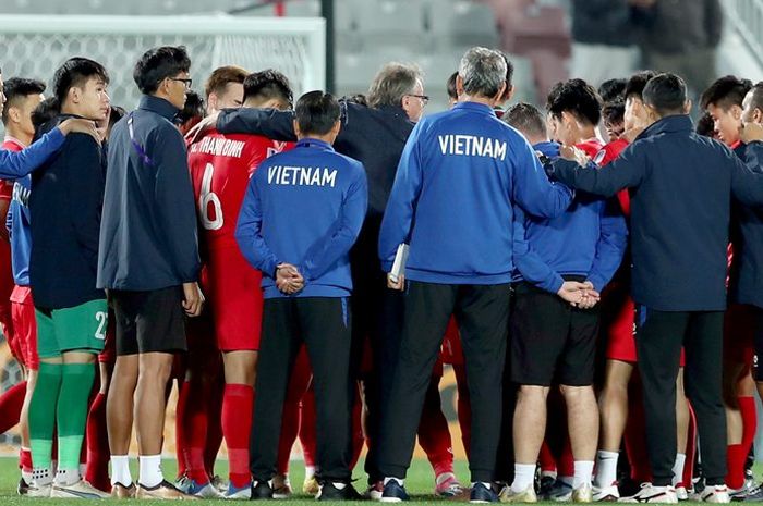 Timnas Vietnam menjadi juru kunci Grup D Piala Asia 2023 karena selalu menelan kekalahan dalam tiga pertandingan.