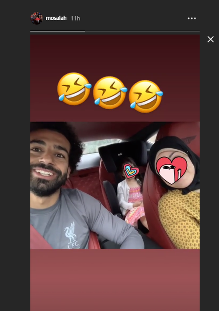 Unggahan Mohamed Salah bersama keluarganya