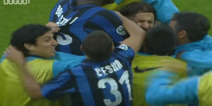 VIDEO - Ibrahimovic Cetak Gol Jarak Jauh di Inter Milan, 5 Pemain Cadangan Masuk Lapangan
